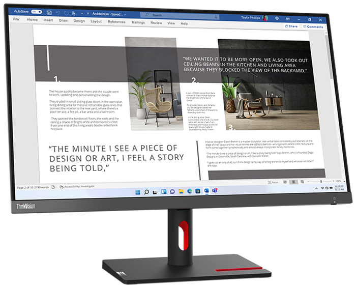 Lenovo ThinkVision S27i-30 Full HD IPS 27 pulgadas Gris Storm Grey