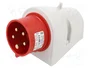 SEZ DK Conector de alimentación AC trifásico Macho 16A 400V 5 Pines