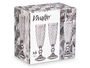 Vivalto Copa Cava Diamante Gris 170 ml 7x20x7 cm (Set de 24)
