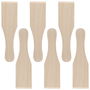 Easy Make Juego de 6 Espátulas de Madera 15x4 cm para Raclette