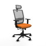 PIQUERAS Y CRESPO Silla de oficina Haches Naranja y Gris