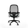 PIQUERAS Y CRESPO Silla de oficina Cilanco con mecanismo Sincro/Traslack Verde botella y Gris