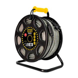 Stack - Tira de LED IP65 50m, 610W, 4000K Luz Día, en Enrollador para Obras, Almacenes, Emergencias