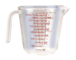 IBILI Jarra de Medidas de Plástico 600 ml