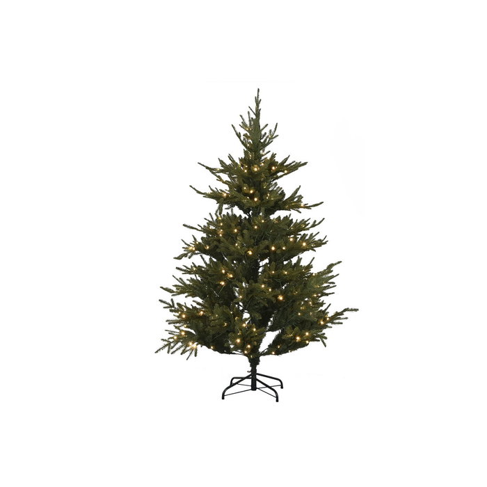 DKD Home Decor Árbol de Navidad Verde con 815 Ramas y 280 Luces LED