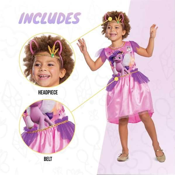 Hasbro Disfraz Mi Pequeño Pony Pipt Petals Classic T. 4-6 Años