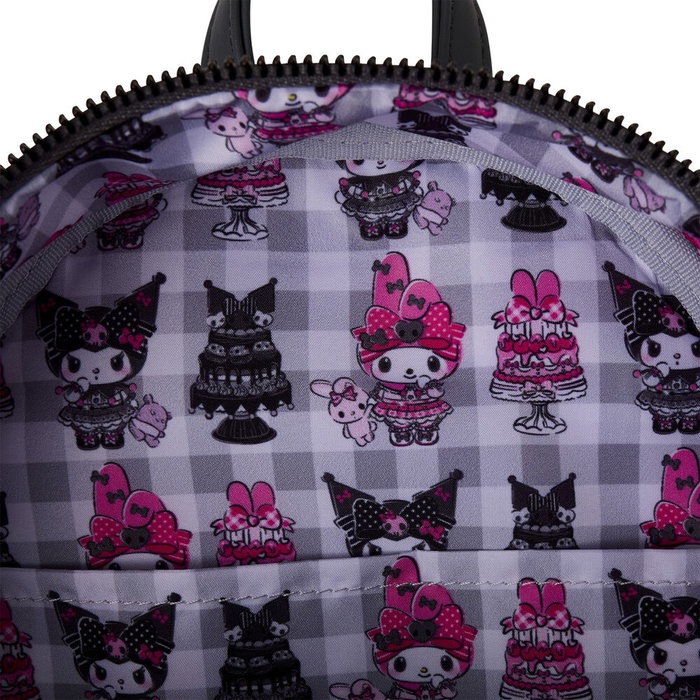 Loungefly Mochila My Melody and Kuromi Sanrio 26cm
