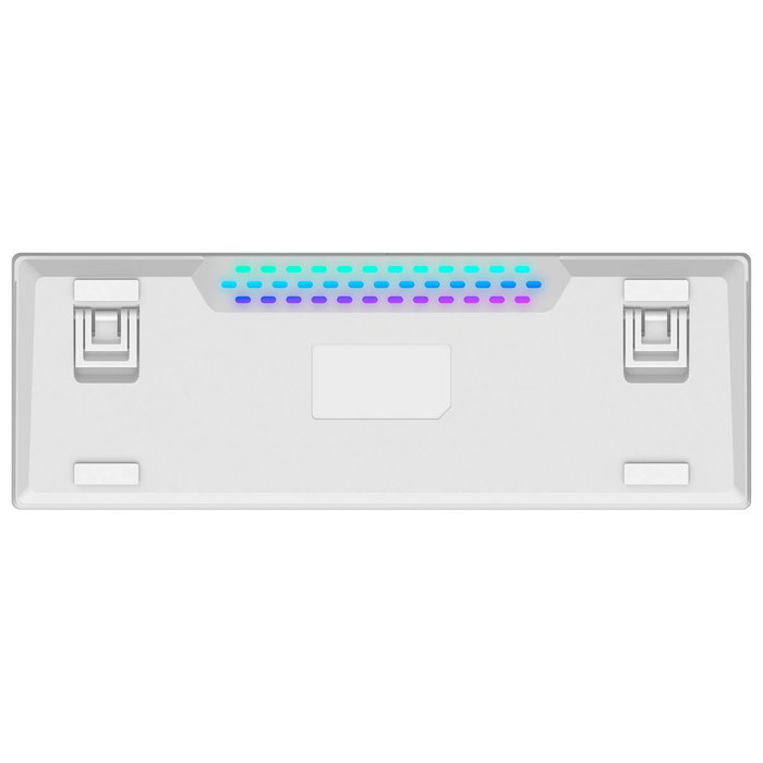 Rampage Radiant K11 Teclado Gaming Mecánico 60% RGB Blue Switch Blanco