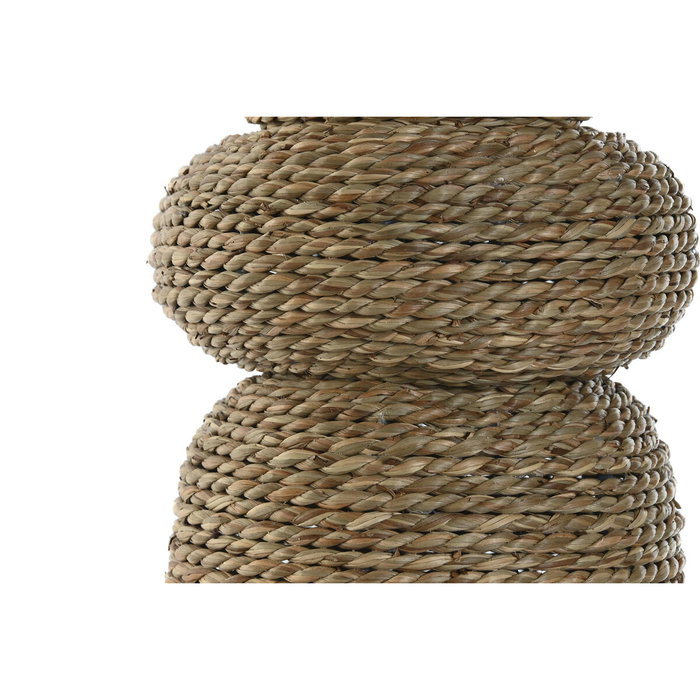 DKD Home Decor Jarrón de Fibra Natural 18x18x60 cm