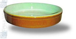 Gresval Cazuela de Gres Bicolor, 30 cm, Vajilla, Complemento de Cocina, Apta Lavavajillas No, Apta Microondas No