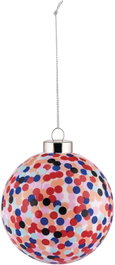 Alessi Bola de Navidad Proust de Vidrio Soplado Rojo con Lunares