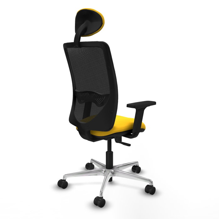 PIQUERAS Y CRESPO Silla de oficina Zulema con Mecanismo Sincro, Amarillo y Negro PIQUERAS Y CRESPO Silla de oficina Zulema con Mecanismo Sincro, Amarillo y Negro