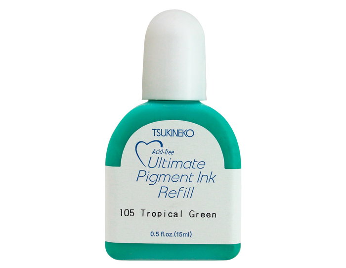 Tsukineko Tinta VERSACOLOR Verde Tropical Opaca 15ml Tsukineko Tinta VERSACOLOR Verde Tropical Opaca 15ml