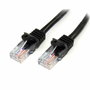 StarTech.com Cable de red Cat5e UTP de 5m Negro con diseño Snagless