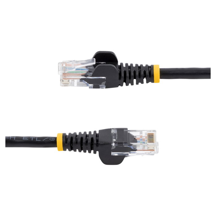 StarTech.com Cable de red Cat5e UTP de 5m Negro con diseño Snagless