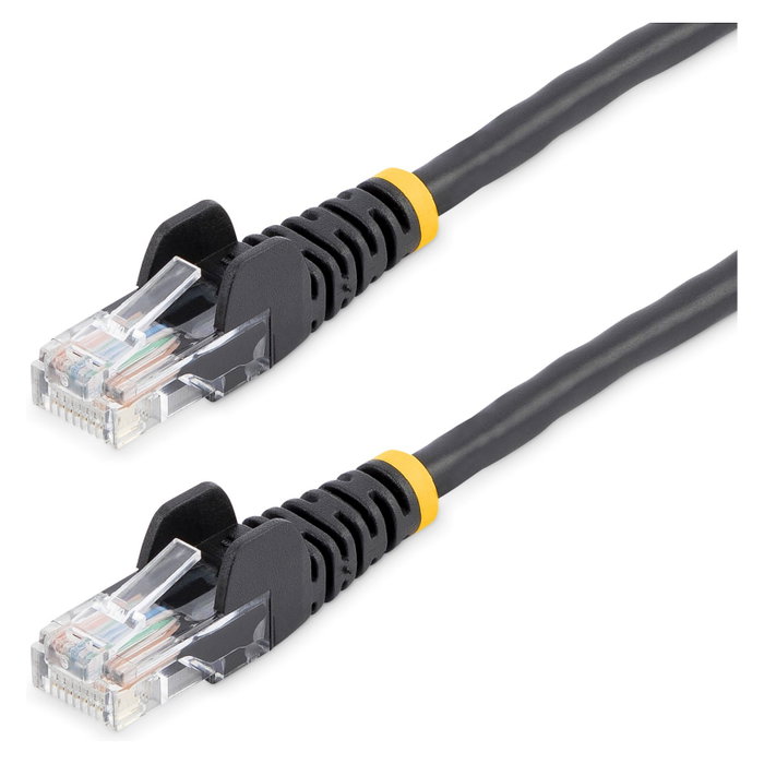 StarTech.com Cable de red Cat5e UTP de 5m Negro con diseño Snagless