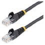 StarTech.com Cable de red Cat5e UTP de 5m Negro con diseño Snagless