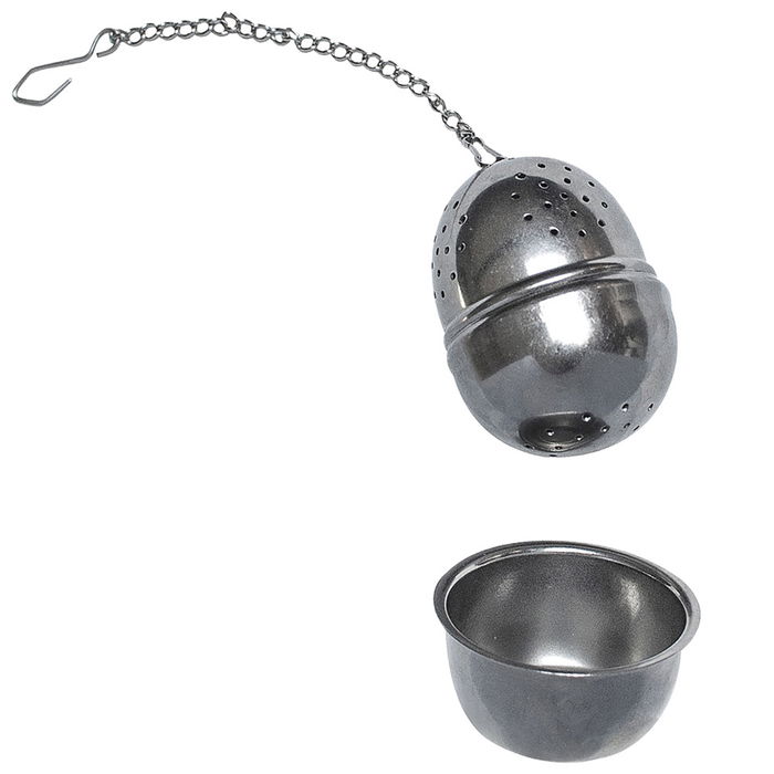 Cook Concept Infusor de Té con Soporte Anti-Goteo de Acero Inoxidable para Infusiones d.4,5 cm; h.5,5 cm Cook Concept Infusor de Té con Soporte Anti-Goteo de Acero Inoxidable para Infusiones d.4,5 cm; h.5,5 cm