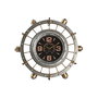 DKD Home Decor Reloj de Pared Vintage Bolai avion 25 Plateado Dorado 48 x 11 x 44.5 cm