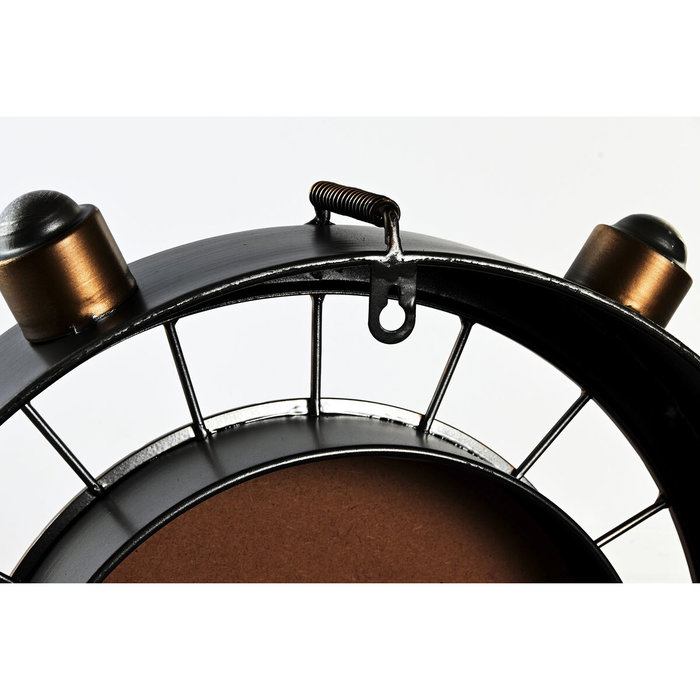 DKD Home Decor Reloj de Pared de Hierro Plateado 48x11x44,5 cm DKD Home Decor Reloj de Pared de Hierro Plateado 48x11x44,5 cm