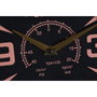DKD Home Decor Reloj de Pared de Hierro Plateado 48x11x44,5 cm