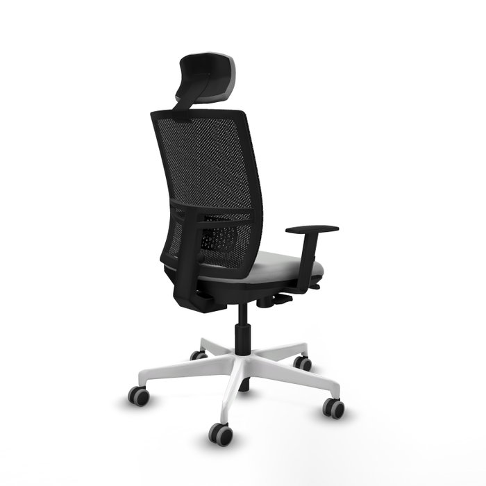 PIQUERAS Y CRESPO Silla de oficina Yunquera Gris claro y Negro PIQUERAS Y CRESPO Silla de oficina Yunquera Gris claro y Negro