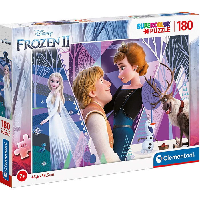 Clementoni Puzzle Frozen 2 Disney 180 Piezas 48,5x33,5cm