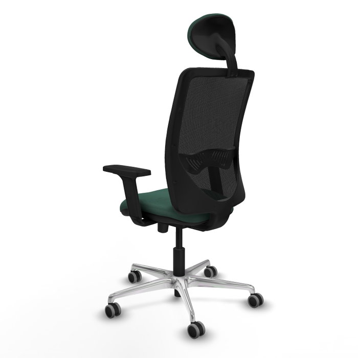 PIQUERAS Y CRESPO Silla de oficina Zulema con mecanismo Sincro/Traslack, Verde botella y Negro PIQUERAS Y CRESPO Silla de oficina Zulema con mecanismo Sincro/Traslack, Verde botella y Negro