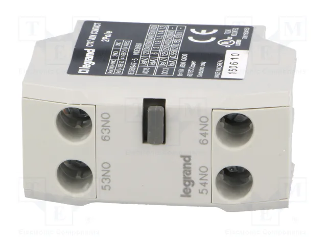 LEGRAND CTX3 Contactores auxiliares de frente con agarres de tornillo