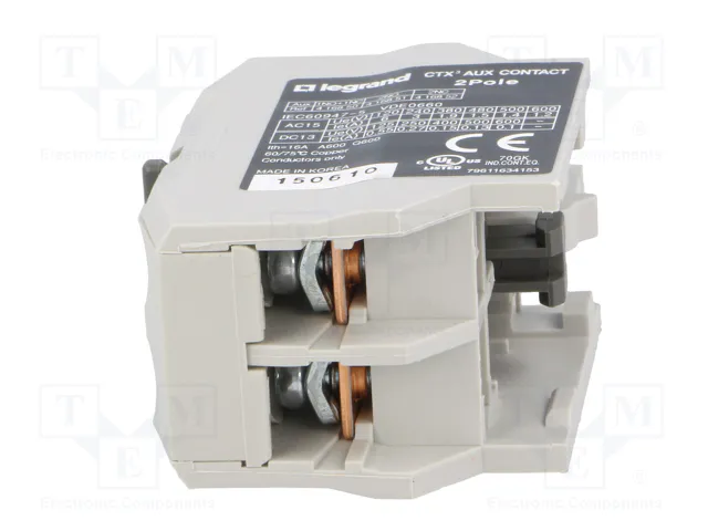 LEGRAND CTX3 Contactores auxiliares de frente con agarres de tornillo