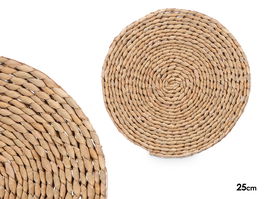 Kinvara Salvamantel de Fibra Natural (Maiz) Color Natural 25x1x25 cm (Set de 36)