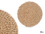Kinvara Salvamantel de Fibra Natural (Maiz) Color Natural 25x1x25 cm (Set de 36)