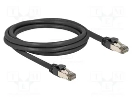 DeLOCK Cable de red RJ45 Cat.6A U/FTP 2 m negro