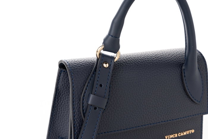 Vince Camuto Parma - Bolso Azul Marino de Piel de Polivinilo