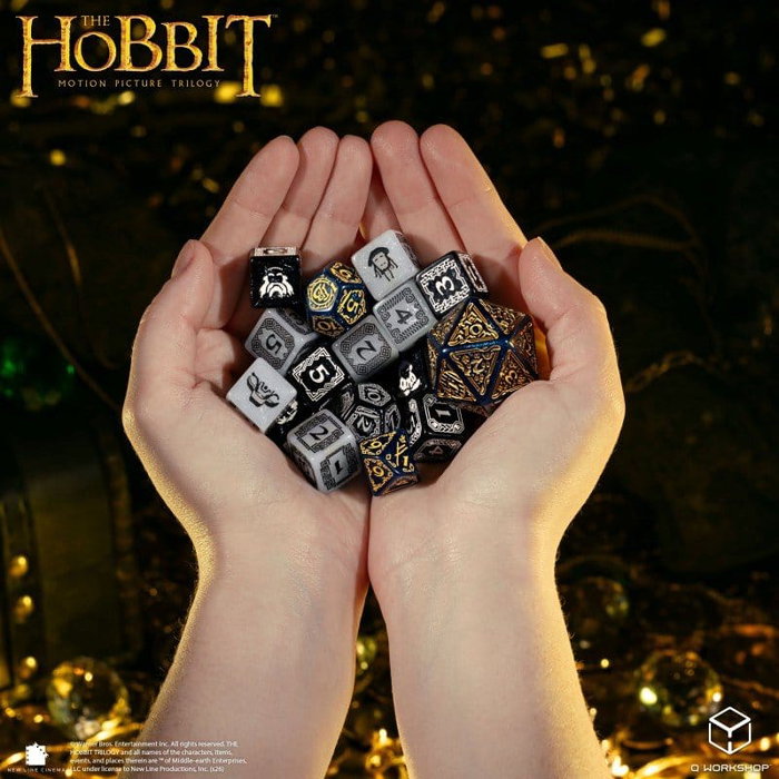 Q Workshop El Hobbit TCG Set de 16 Dados Aether Vale