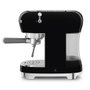 Smeg ECF02BLEU Cafetera Espresso Negro Brillante