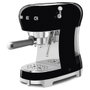 Smeg ECF02BLEU Cafetera Espresso Negro Brillante