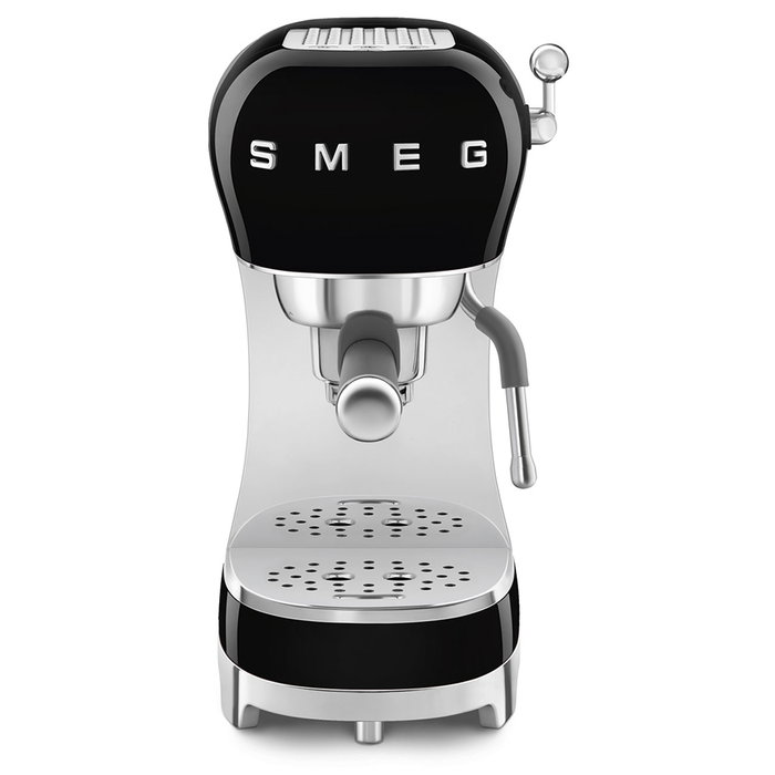 Smeg ECF02BLEU Cafetera Espresso Negro Brillante Smeg ECF02BLEU Cafetera Espresso Negro Brillante