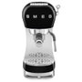 Smeg ECF02BLEU Cafetera Espresso Negro Brillante