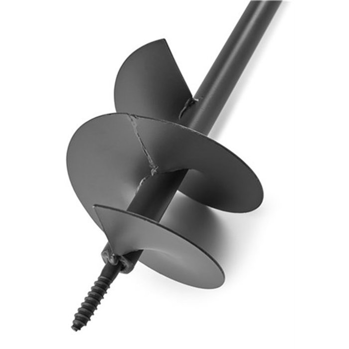 Perforadora de jardin de acero color negro ø15x120cm grouw