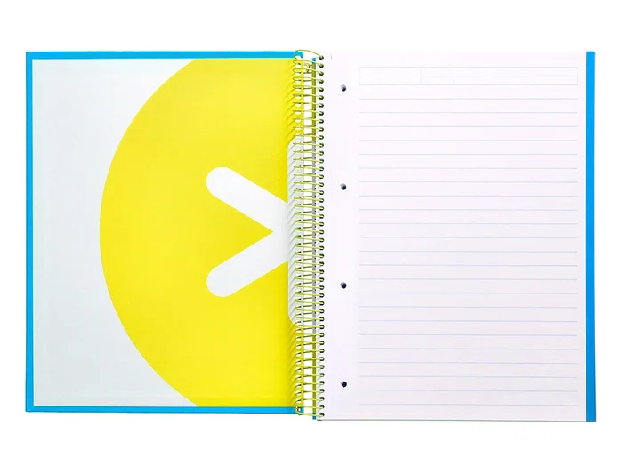 Antartik Cuaderno Espiral A4 Tapa Forrada 120 Hojas 90g Azul