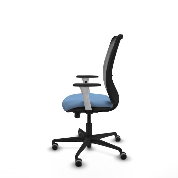 PIQUERAS Y CRESPO Silla de oficina Zulema con mecanismo Sincro/Traslack, Azul cielo y Negro PIQUERAS Y CRESPO Silla de oficina Zulema con mecanismo Sincro/Traslack, Azul cielo y Negro