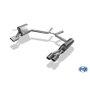 Fox Silencioso Trasero para Mercedes E-Klasse W211 Limousine (Derecha-Izquierda) - FXMB042004-068 - Colas Pulidas Acabado Plateado Brillante