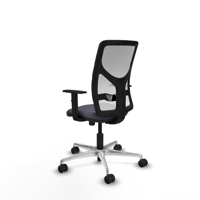 PIQUERAS Y CRESPO Silla de oficina Motilla con mecanismo Sincro, Gris oscuro y Blanco PIQUERAS Y CRESPO Silla de oficina Motilla con mecanismo Sincro, Gris oscuro y Blanco