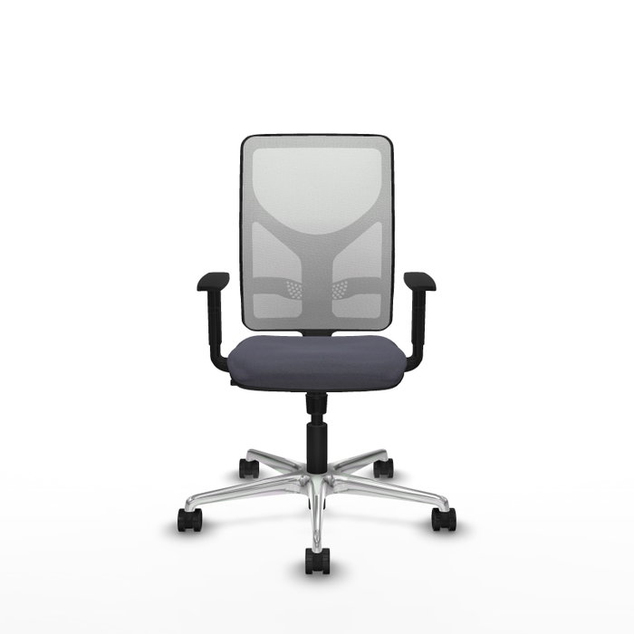 PIQUERAS Y CRESPO Silla de oficina Motilla con mecanismo Sincro, Gris oscuro y Blanco PIQUERAS Y CRESPO Silla de oficina Motilla con mecanismo Sincro, Gris oscuro y Blanco