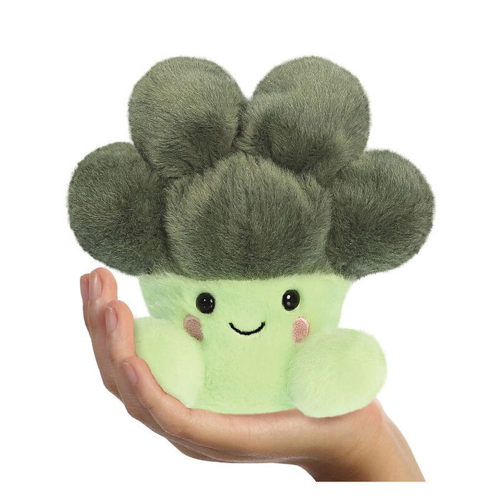 Palm Pals Peluche Brocoli de 13 cm - Muñeco de Peluche Suave y Tierno