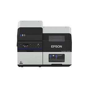 Epson Colorworks C8000e (BK) Impresora de etiquetas a color, 300 mm/s, 600 x 1200 DPI, Negro/Gris