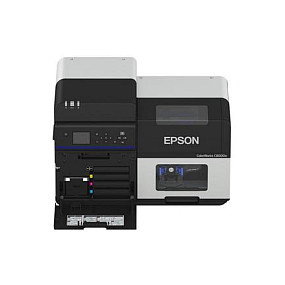 Epson Colorworks C8000e (BK) Impresora de etiquetas a color, 300 mm/s, 600 x 1200 DPI, Negro/Gris