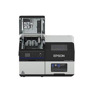 Epson Colorworks C8000e (BK) Impresora de etiquetas a color, 300 mm/s, 600 x 1200 DPI, Negro/Gris