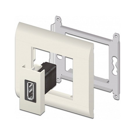 DeLOCK Módulo Easy 45 DisplayPort recto 22,5 x 45 mm Negro